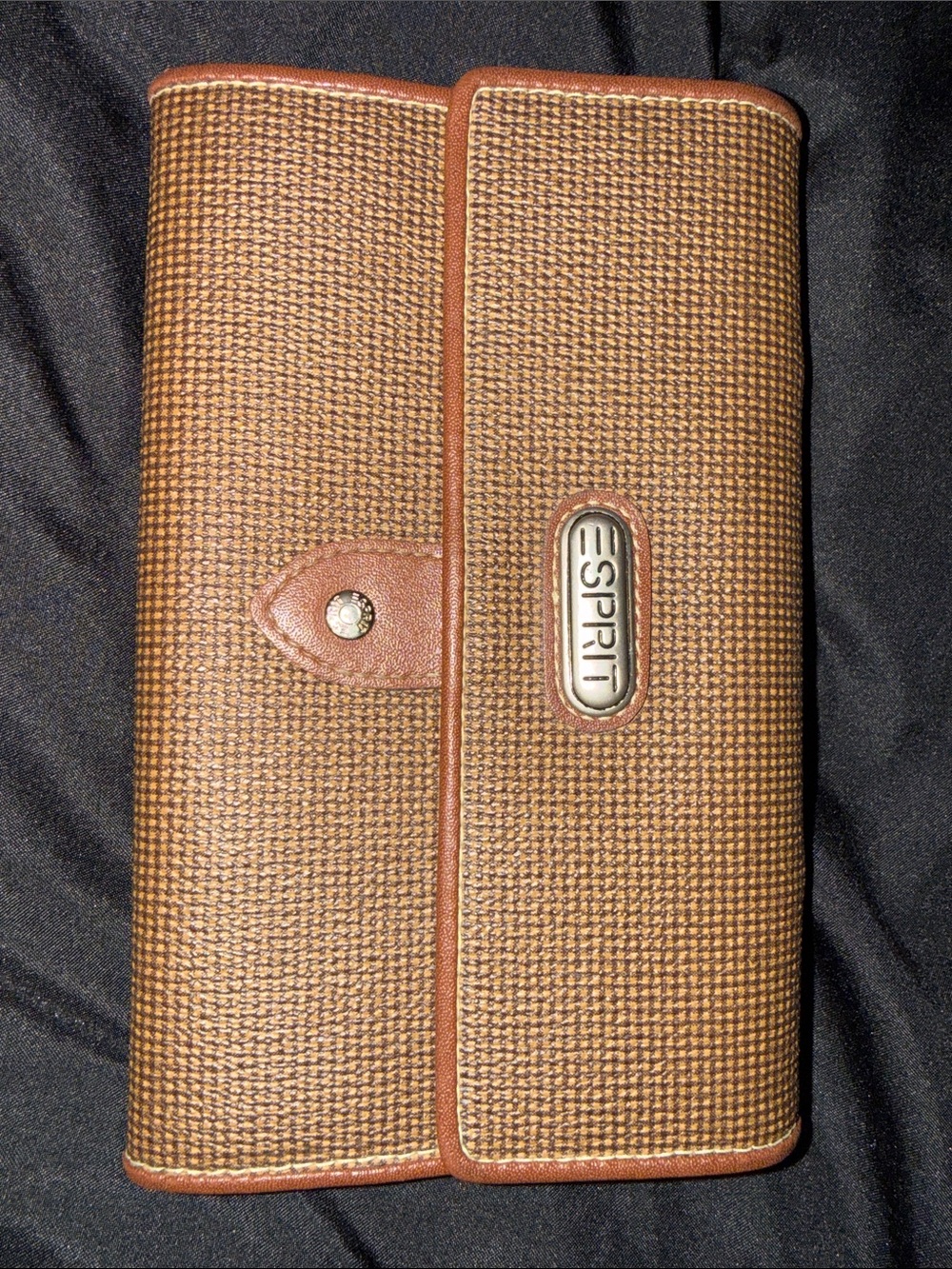 Esprit Brown Woven Men's Wallet